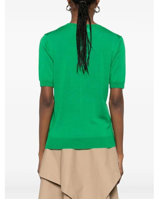 P.A.R.O.S.H. Green Round-Neck T-Shirt
