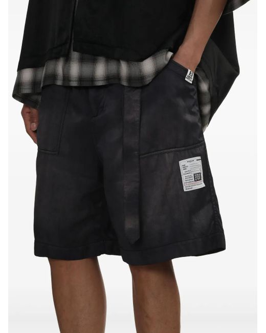 メンズ Maison Mihara Yasuhiro Repair ショートパンツ Black