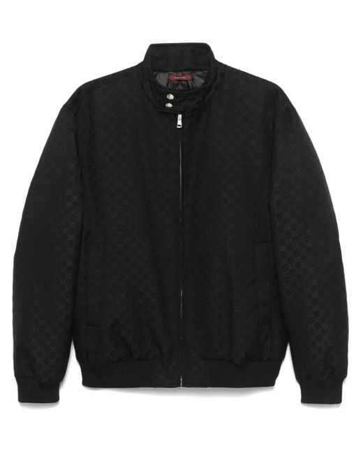 メンズ Gucci GGパターン ボンバージャケット Black