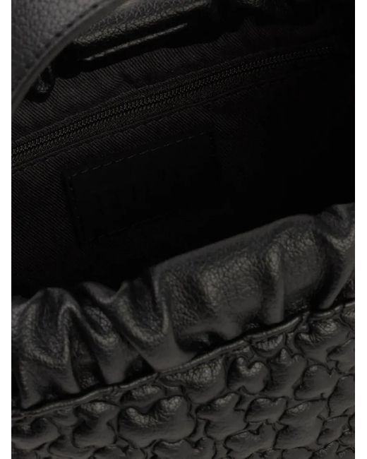 Tous Black Puffy Bear Tote Bag