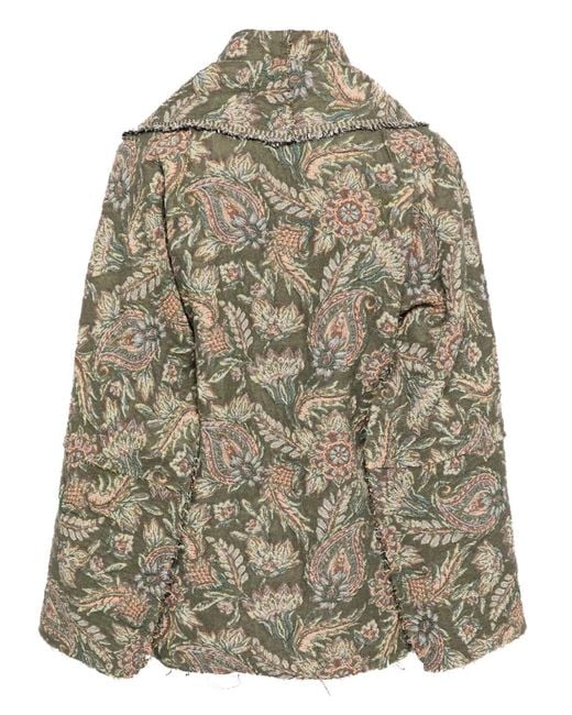 Forme D'expression Green Cotton Jacket