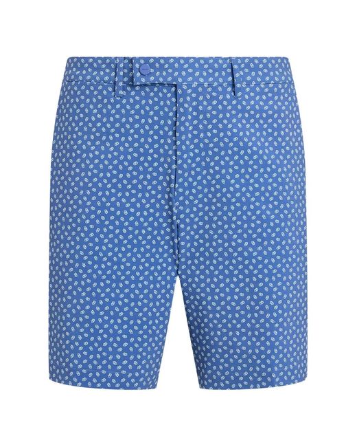 Ralph Lauren Blue Print Shorts for men