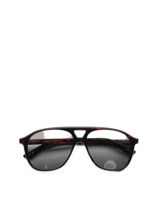 Chimi Black Pilotenbrille