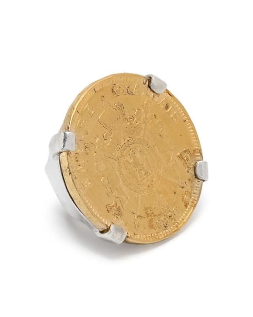 Wouters & Hendrix Natural Large Coin Ring