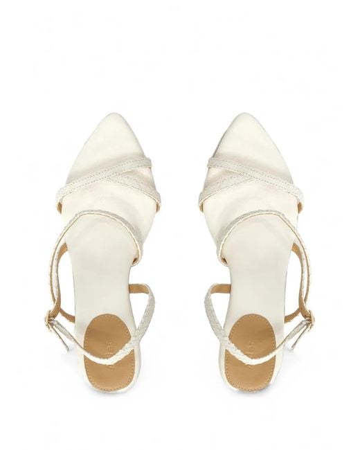 Acler White Brinlee Sandals