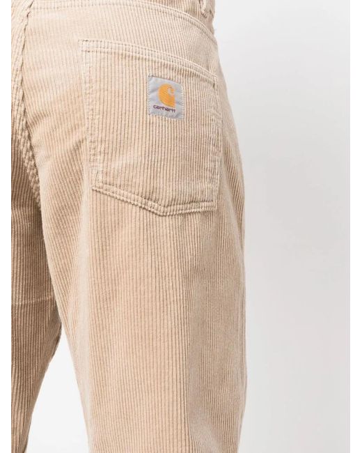 Carhartt Natural Corduroy Straight-Leg Trousers for men