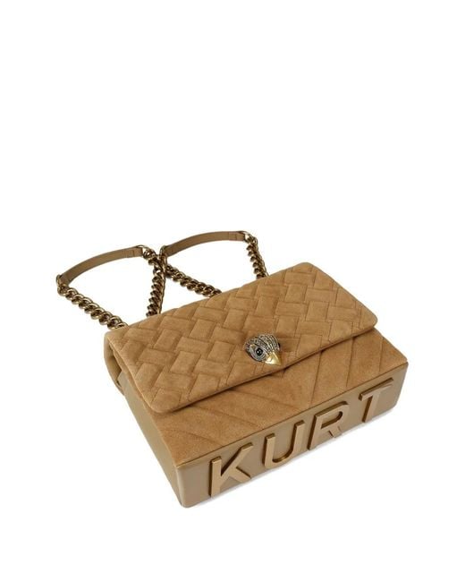 Kurt Geiger Brown Large Kensington Shoulder Bag