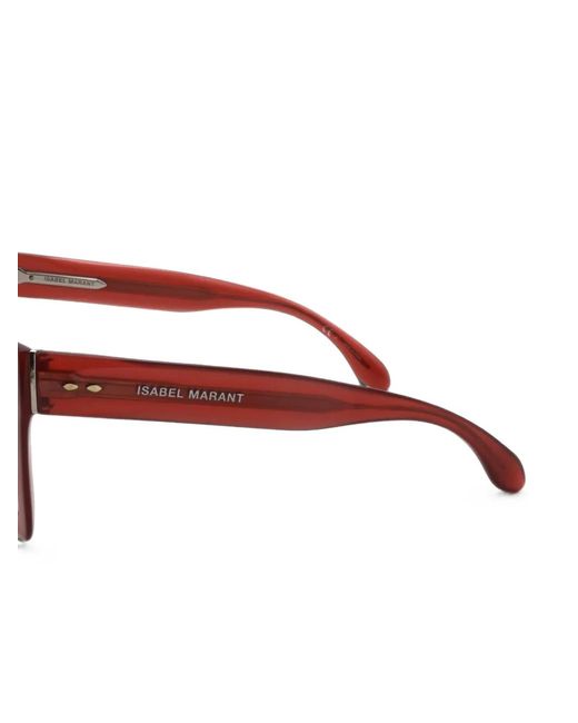 Isabel Marant Red Square-Frame Sunglasses