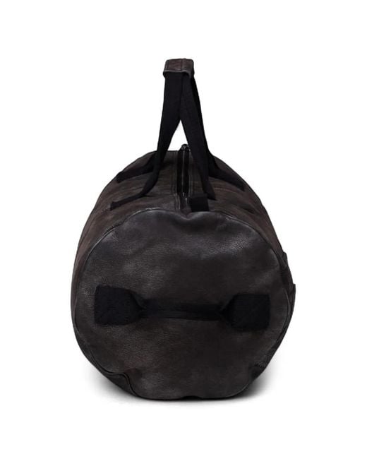 Napapijri Black Appliqué Duffel Bag