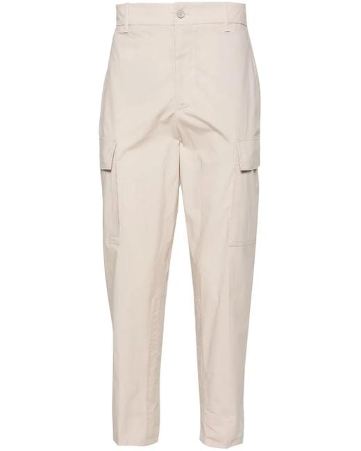 Etro Natural Straight-Leg Poplin Trousers for men