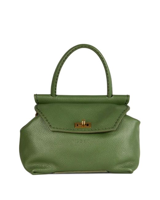 VISONA Green Cleo Tote Bag