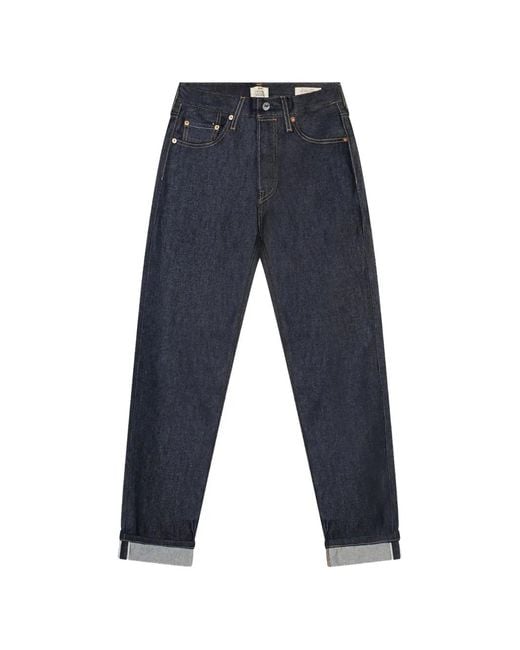 Levi's Blue 501 Selvedge Jeans for men