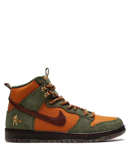 Nike X Pass~Port Sb Dunk High Work Boots Sneakers in Brown für Herren