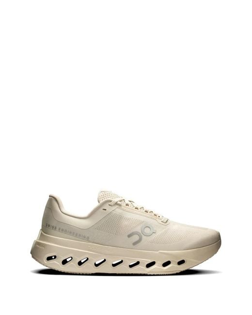On Shoes White Cloudsurfer Next Perforated Sneakers