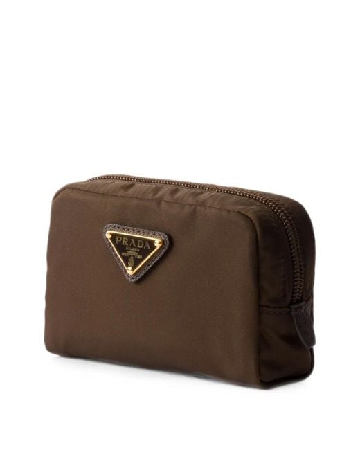 Prada Brown Micro Re-Nylon Pouch