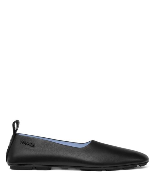 Versace Black Villa Loafers for men