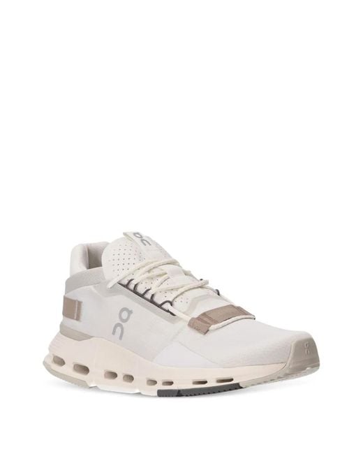 On Shoes White Cloudnova 2 Trainers for men