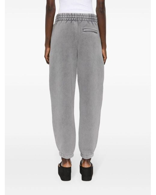 Alexander Wang Gray Essential Terry Classic Sweatpant Puff Paint Logo