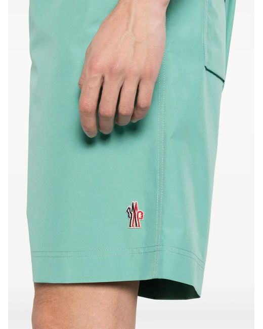 Moncler Green Day-Namic Shorts for men