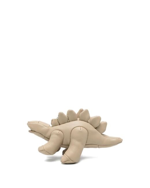Maison Mihara Yasuhiro White Stegosaurus Cross Body Bag