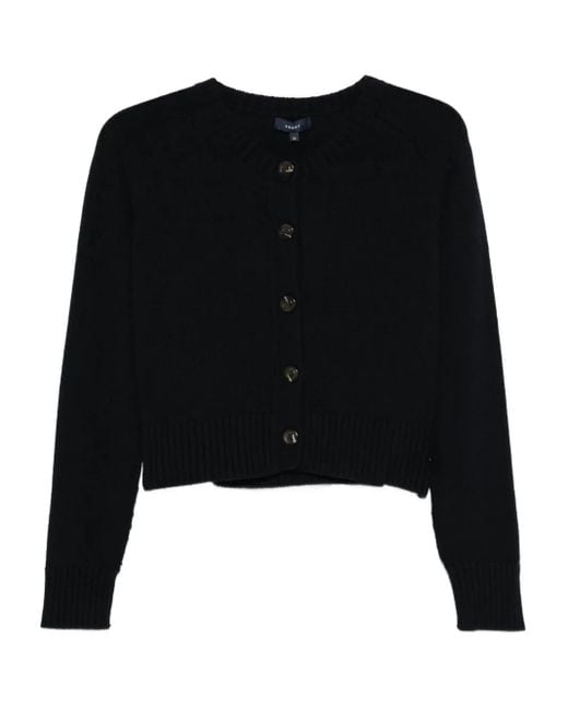 Soeur Black Virginia Button-Front Cardigan
