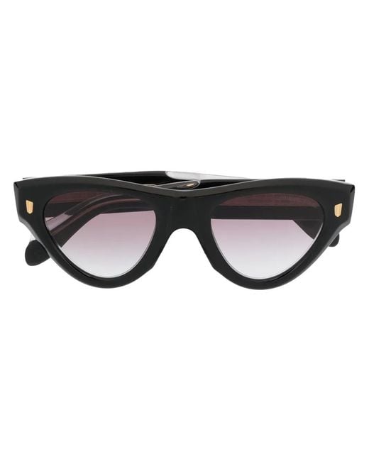 Cutler & Gross Black Cat-Eye Sunglasses