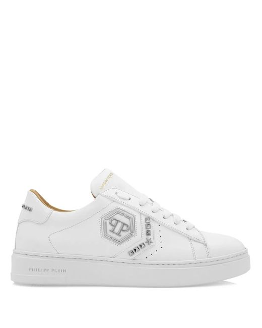 Philipp Plein White Arrow Force Sneakers for men