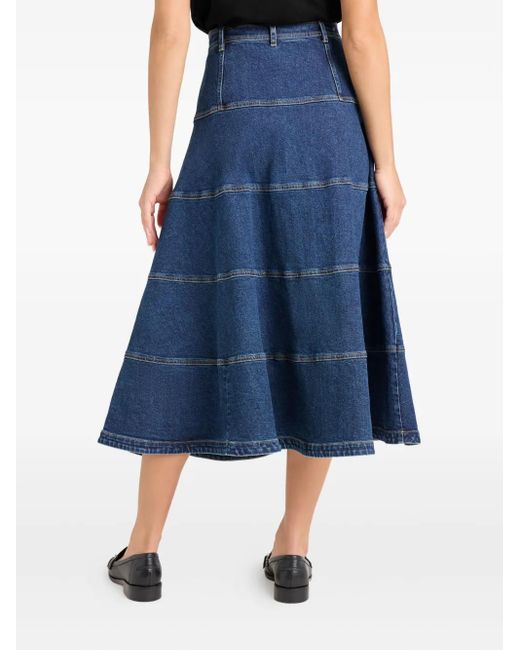 Jupe Longue Wilhelmina Cinq À Sept en coloris Blue