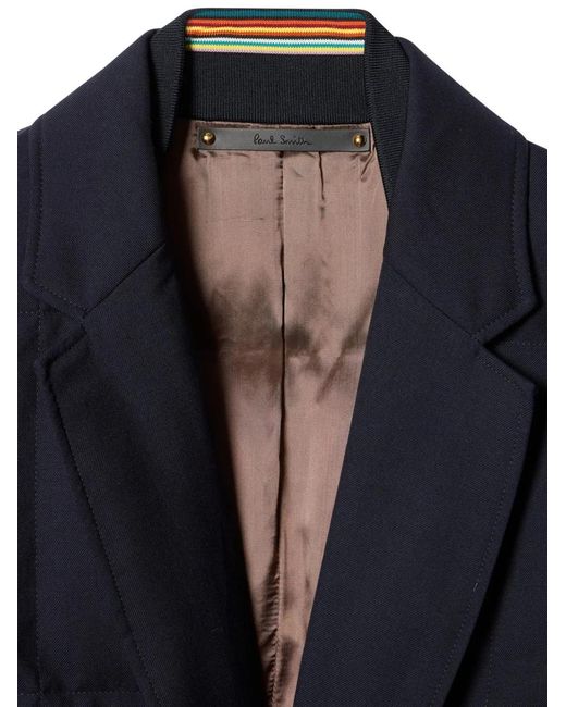 Paul Smith Blue Padded Pocket Jacket for men