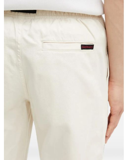 Gramicci Natural Belted Straight-Leg Trousers