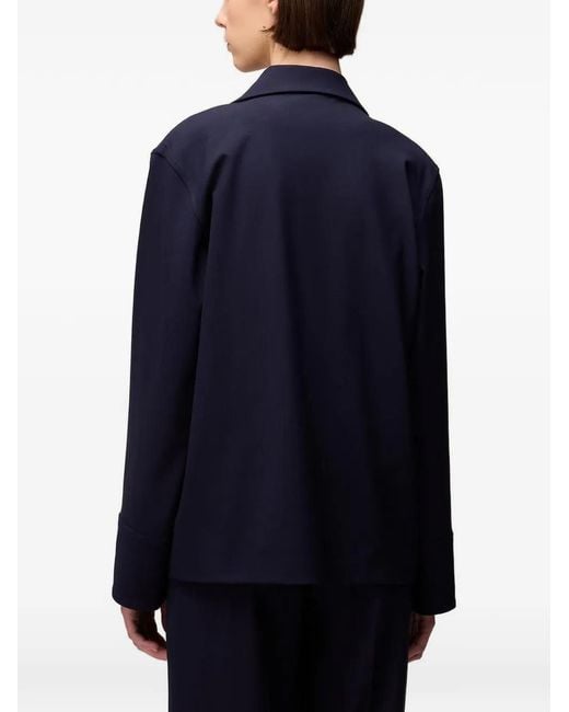 RETORI Blue Jewel-Button Blazer