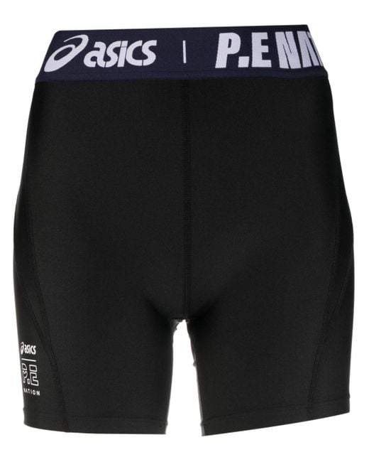 Shorts da ciclismo COMME DES GARÇONS SHIRT x ASICS Sano di P.E Nation in Black