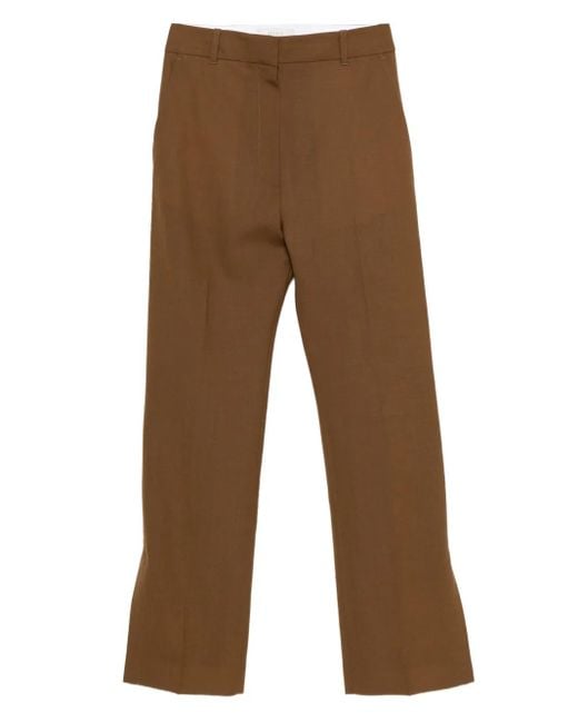 Studio Nicholson スリットヘム パンツ Brown