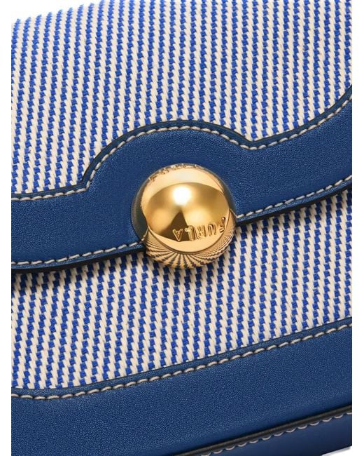 Furla Blue Mini Moonlight Crossbody Bag