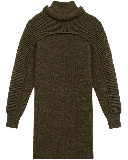 Isabel Marant Green Hilde Dress Ro0641Fab4L03I