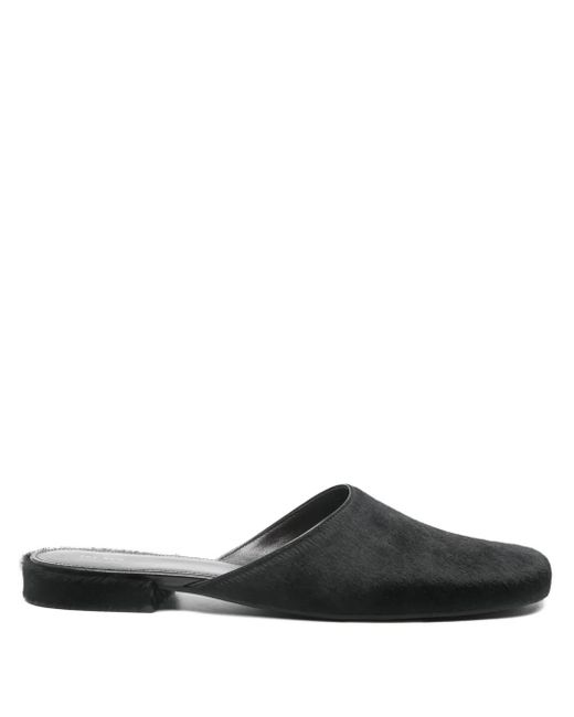 The Row Black Penelope Mules