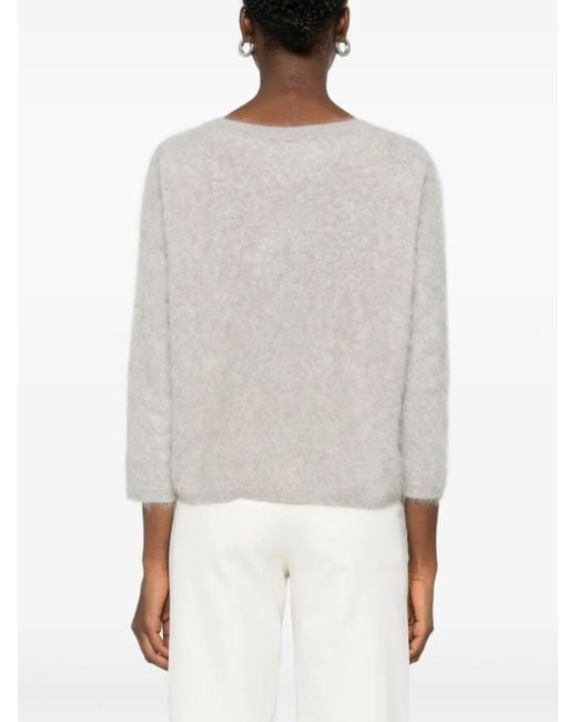 ABSOLUT CASHMERE White Soeli V-Neck Sweater