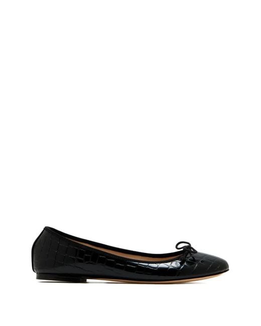 House Of Ballerinas Black Ballerines Chloe À Nœud