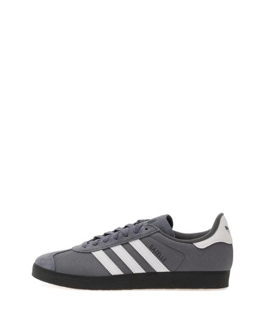 Adidas Gray Gazelle Lace-Up Sneakers for men