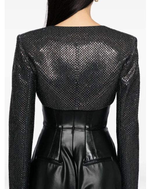 Roland Mouret Black Diamante Jacket