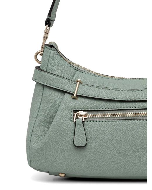 Guess Gray Yesba Buckle-Detail Shoulder Bag