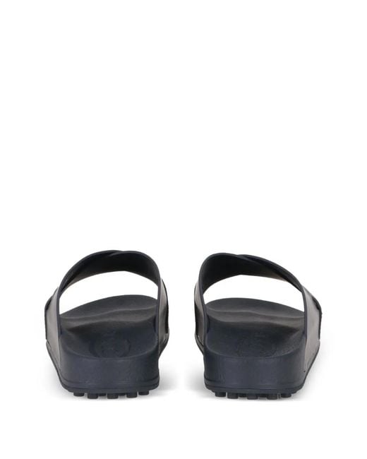 Tod's Blue Crossover-Strap Sandals for men