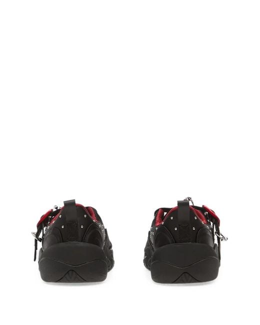 Nike Black Pointe Buckle-Strap Sneakers