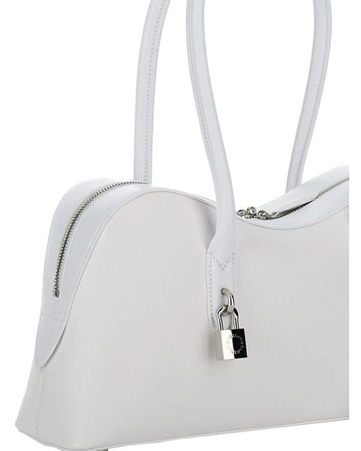 Bolso de hombro Ryder mediano Stella McCartney de color White