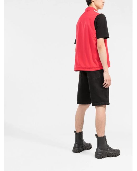 Chaleco Con Logo Estampado Palm Angels de hombre de color Red