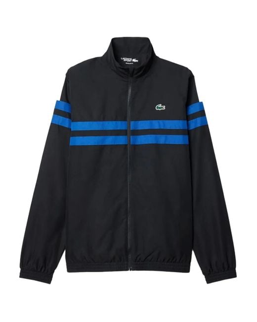 Lacoste Black Stripe-Detail Tracksuit (Set Of Two) for men