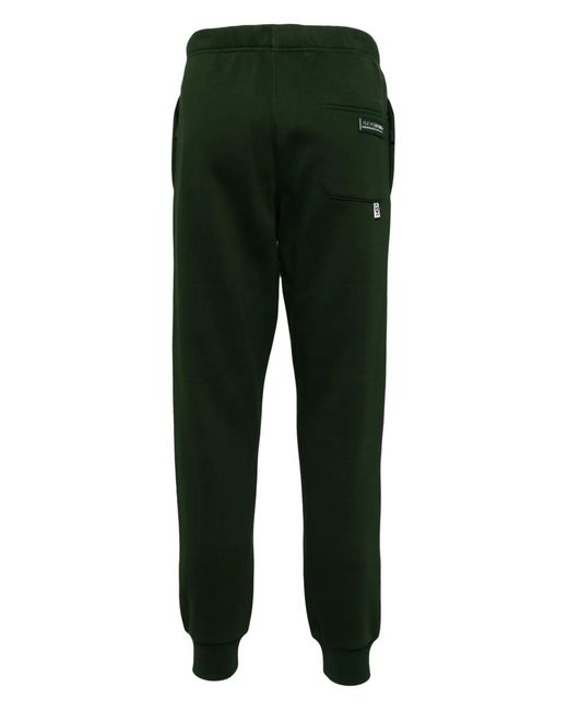 Aape By A Bathing Ape Green Logo Patch Track Pants for men