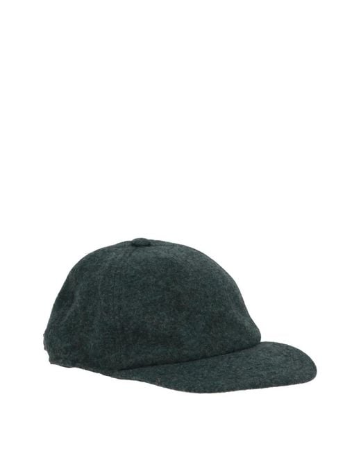 Isaia Green Felt Baseball Cap for men