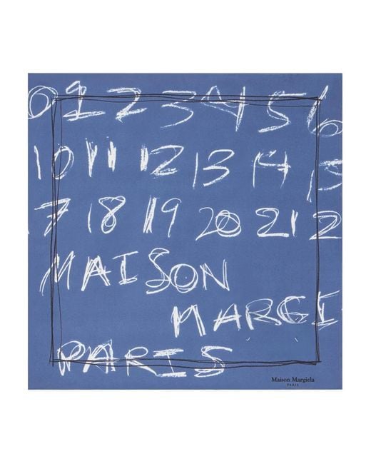 Maison Margiela Blue Foulard