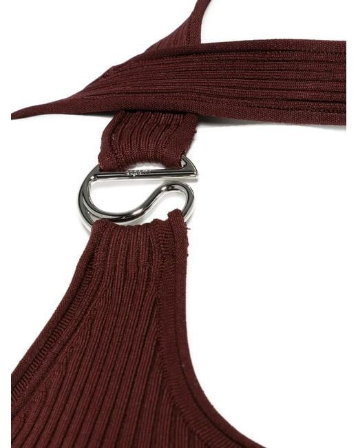 Coperni Red D-Ring Top
